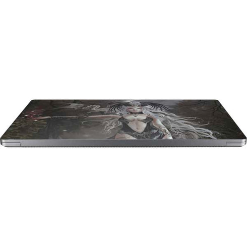 Gothic Princess with Silver Dragon by Nene Thomas Universal Laptop 16.6in (13.4 x 9.7in) Skin